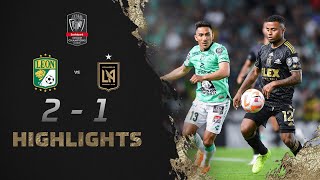 Scotiabank Concacaf Champions League 2023 Highlights  Leon vs Los Angeles FC [upl. by Khosrow]