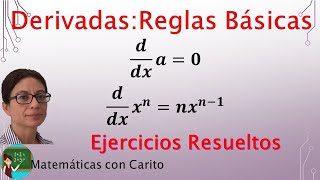 DERIVADAS  Reglas y Ejemplos [upl. by Navap]