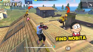 Ajjubhai vs Nobita Solo vs Squad Unbeatable Gameplay  Garena Free Fire [upl. by Tiraj]