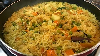 Vegetable Tehri recipe in Hindi  How to make One pot Rice recipe  Easy Veg pulao [upl. by Rennat]