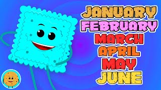 Months Of The Year  More Learning Videos And Kids Songs by Hello Cookies [upl. by Beebe]