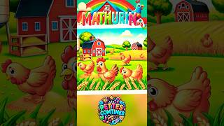 POV  La Ferme de Mathurin 🐣🐓🐤 cartoon nurseryrhymes frenchnurseryrhymes shorts [upl. by Child67]