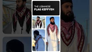 Unveiling the Worlds First Lebanese Flag Keffiyeh  Cedars of Strength Collection 🌲🇱🇧 [upl. by Tripp]