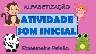 Consciência fonológica  Som inicial  aliteração  sílabas Educação Infantil e alfabetização [upl. by Messab]