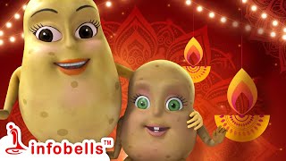 Putta Aluge Enu Beku  Diwali Shopping Pretend Play  Kannada Rhymes amp Cartoons  Infobells [upl. by Oinotla904]