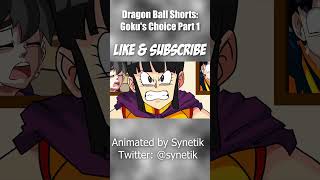 Gokus Choice Dragon Ball Z Parody Part 1 [upl. by Asilram]