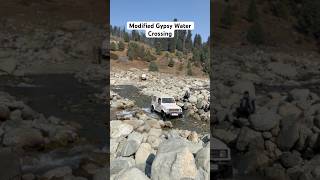 Modified Gypsy Water Crossing  Indian Samurai  SajidWanders auto automobile mountains offroad [upl. by Dygall]