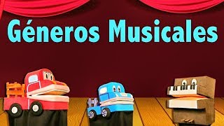 Los Géneros Musicales para Niños  Videos Infantiles Educativos  Barney el camion [upl. by Garbe]