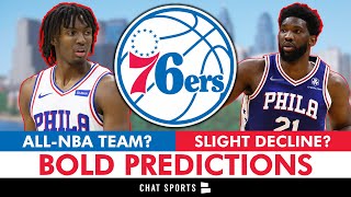 5 BOLD 76ers Predictions AFTER 2024 NBA Free Agency Tyrese Maxey AllNBA  76ers News amp Rumors [upl. by Tybie445]