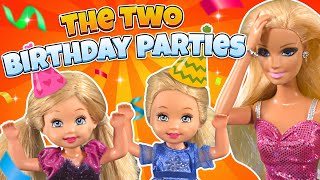 Barbie  The Two Birthday Parties  Ep355 [upl. by Hsot]