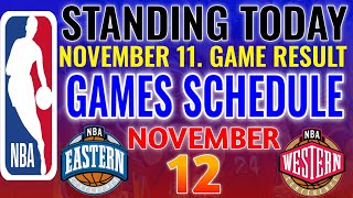 NBA GAME RESULTS TODAY 11 NOVEMBER 2024  GAME STANDING TODAY [upl. by Aynnat]