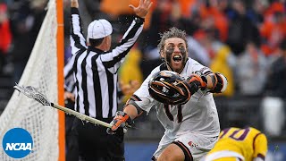 RIT wins 2021 DIII mens NCAA lacrosse championship in 2OT [upl. by Christin]