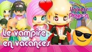 Le Vampire 🦇 amoureux ❤ et la Bande Pinypon les vacances avec la princesse 👸 [upl. by Tilda]