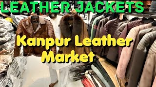 Kanpur leather market  100 Original leather jackets  Leather Point [upl. by Seward551]