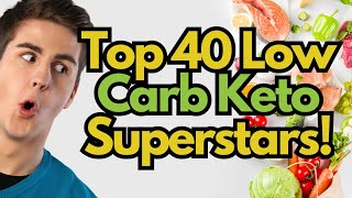 Ultimate Low Carb Food List Top 40 Picks for Keto Success [upl. by Myranda939]