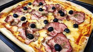 Szybka pizza dla niespodziewanych gości  gotujztadzikiem [upl. by Roath511]