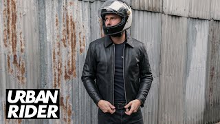 GOLDTOP 1958 Retro Leather Motorcycle Jacket review [upl. by Mylander650]