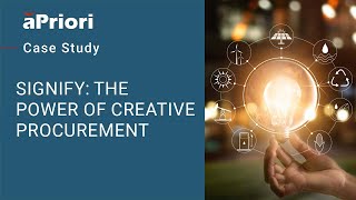 CASE STUDY Signify  The Power of Creative Procurement [upl. by Neelon]