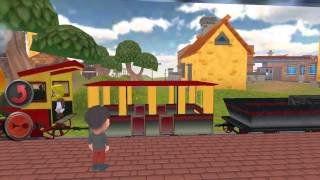 3D Train For Kids  Free Train Game [upl. by Bannerman]