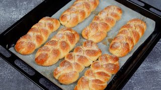 Treccine brioche soffici e profumate per una merenda deliziosa [upl. by Margherita]