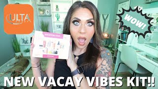 NEW ULTA VACAY VIBES KIT 262 VALUE FOR ONLY 30 UNBOXING amp REVIEW [upl. by Harned]