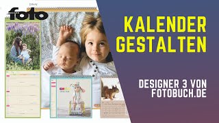 Fotokalender gestalten – mit Familienplaner  Neue Funktionen der fotobuchdeSoftware [upl. by Trev]