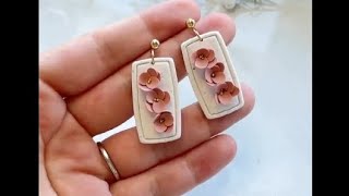 Clay art jewellery ideas Clay art earrings design clay clayart earrings jewellery shortsviral [upl. by Sabelle]