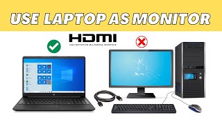 Use a Laptop as a Monitor with HDMI [upl. by Hanafee]