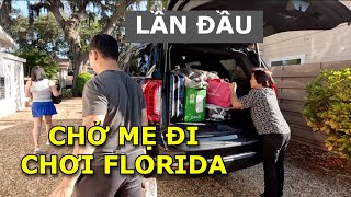 LẦN ĐẦU CHỞ MẸ ĐI CHƠI Ở TIỂU BANG FLORIDA NHỮNG NGÀY VỪA MỚI QUA MỸ ĐỊNH CƯ  HELLO ATLANTA [upl. by Ynohtnael270]