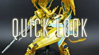 1644  HGUC Unicorn Gundam 03 Phenex Destroy Mode Narrative Ver Quick Look [upl. by Shiau794]