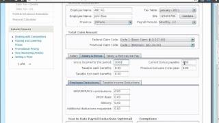 How to Calculate Canadian Payroll Tax Deductions  Guide [upl. by Newra]