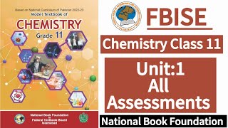 Class 11 Chemistry Unit 1 All Assessment  New Syllabus 2024LearnOnlineWithAnum [upl. by Tdnarb]