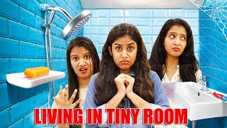 LIVING IN TINY ROOM FOR 24 HOURS CHALLENGE 🥵  ഇത്രയും ചെറിയ റൂമിൽ ഒരു ദിവസം 😱  PULLOTHI [upl. by Nessnaj140]