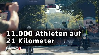 29 Halbmarathon 11000 Athleten auf 21 Kilometer [upl. by Birdt]