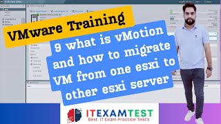 VMware Training 9 whats is vMotion and how to migrate VM from one esxi to other esxi server [upl. by Amato210]