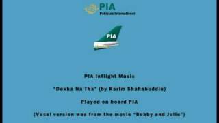 PIA Pakistani Inflight Music  Dekha Na Tha by Karim Shahabuddin  Instrumental [upl. by Mell555]