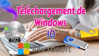 Comment télécharger le fichier iso de windows 10 en français clé USB DVD ou fichier ISO [upl. by Sirrah]