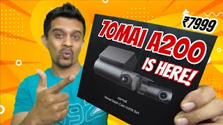 70mai A200 Dual Dashcam Dual 1080PHDR ₹7999  Unboxing Features amp Detailed REVIEW  TravelTech [upl. by Prospero]