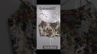 How to make corset top cutting and stitching ideas🪡 corsettop fashion sewing stylis [upl. by Deste]