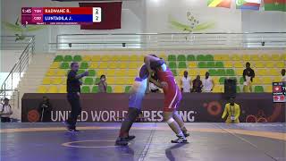 Round 1 GR  110 kg R RADWANE TUN v J LUNTADILA COD [upl. by Eicram]