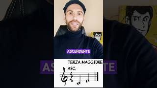 Intervalli musicali  Terza maggiore ascendente musica teoriamusicale ducktales [upl. by Sayles]