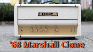 Kool Amplification  68 Marshall Clone  Gibson LP Demo  NO Talking [upl. by Eissoj]