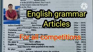 what are articles  where to use articles  where to use definite article  use indefinite articles [upl. by Ataga]