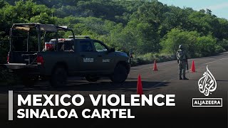 Sinaloa cartel civil war Infighting causes chaos in northern Mexico [upl. by Ahsirpac588]