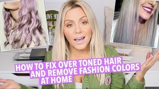 How To Fix Over Toned Hair At Home [upl. by Alben]