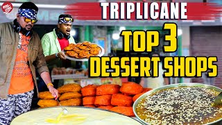 Top 3 Dessert Shops in Triplicane  Chennai  Vera Level Vlogs  RJ ANAND [upl. by Sirap]