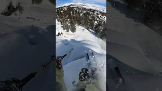 Skier FAILS trying to ski pillow line What can I say Ya win some Ya lose some skiing fail [upl. by Christabelle]