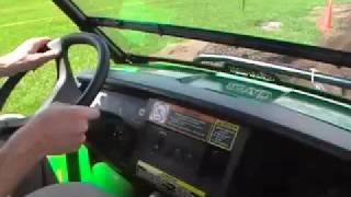 John Deere Drive Green  Gator XUV Ride [upl. by Matt764]