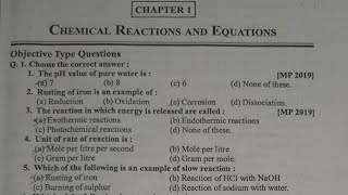 class 10th science chapter 1st solution in englishimportant questions answers of science 202425 [upl. by Alaecim]