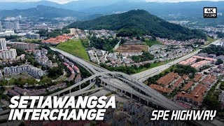 SPE Highway  Setiawangsa Interchange  Setiawangsa  Pantai Expressway SPE Progress Update 4k [upl. by Mellicent]